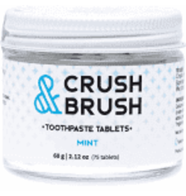 Nelson Naturals Crush & Brush Toothpaste Tablets Mint - 60g