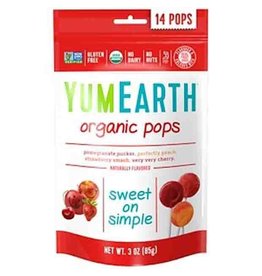 Yum Earth Organic Pops 87g