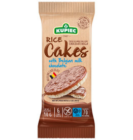 Kupiec Rice Cakes with Milk Chocolate - Gluten Free - 90g