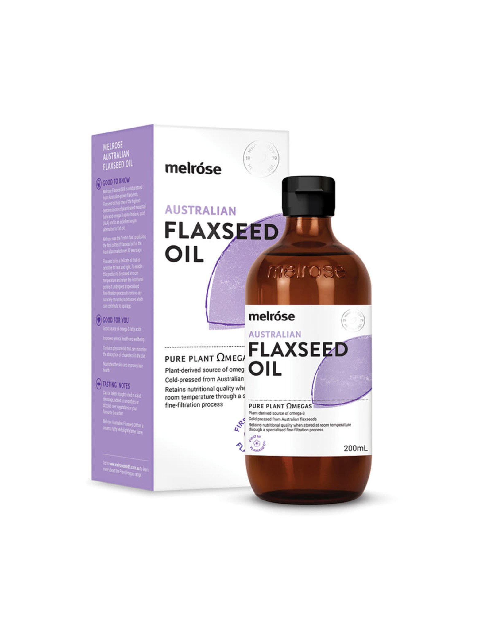 Pressed Purity Flaxseed Oil 200ml