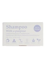 Shampoo with a Purpose Shampoo & Conditioner Bar - Dry or Damaged Hair - 135g