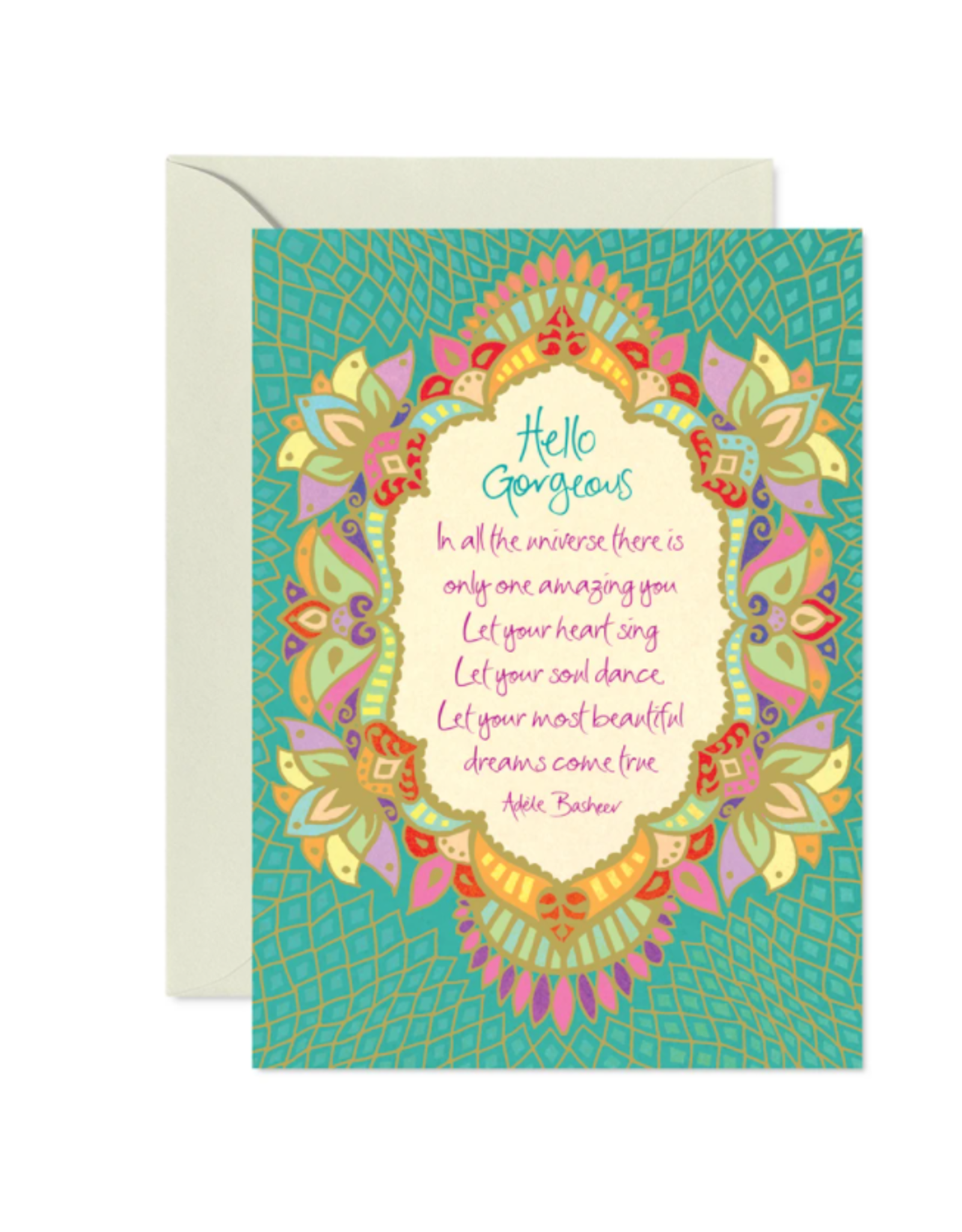 Intrinsic Hello Gorgeous Greeting Card