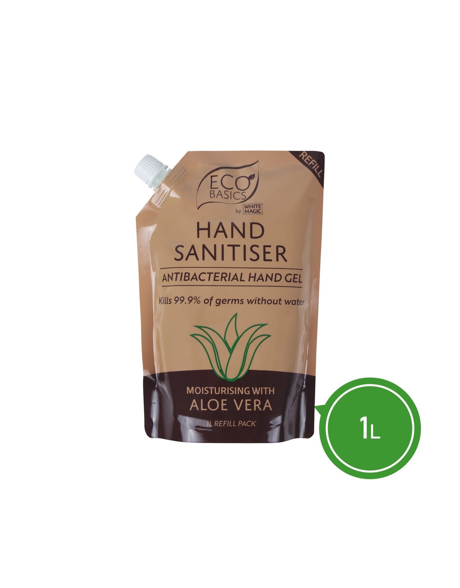 Eco Basics Hand Sanitiser - Antibacterial Hand Gel with Aloe Vera