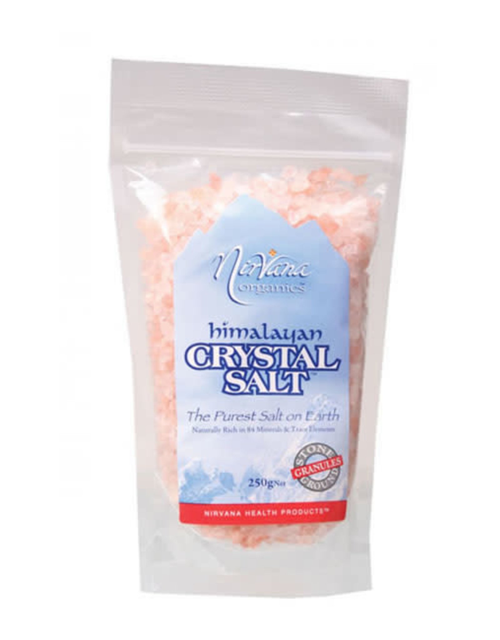 Nirvana Organics Himalayan Salt Stone Ground Granules 250g