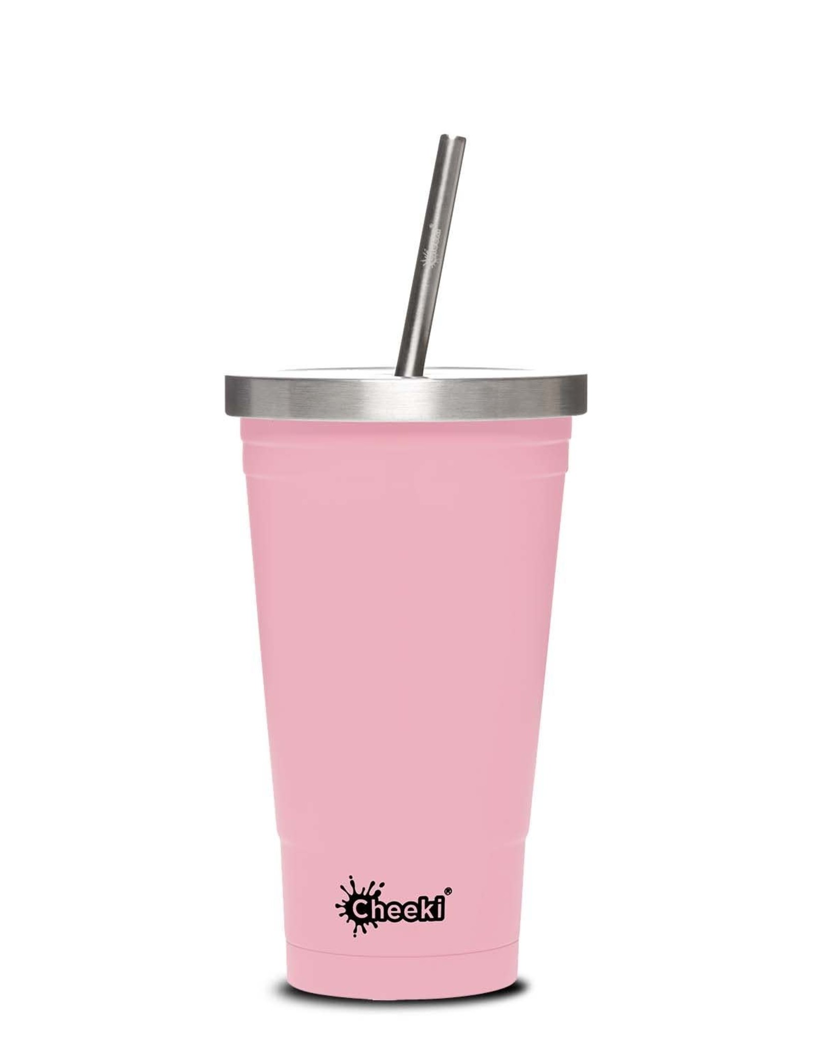 Cheeki Insulated Tumbler with Stainless Steel Straw 500ml