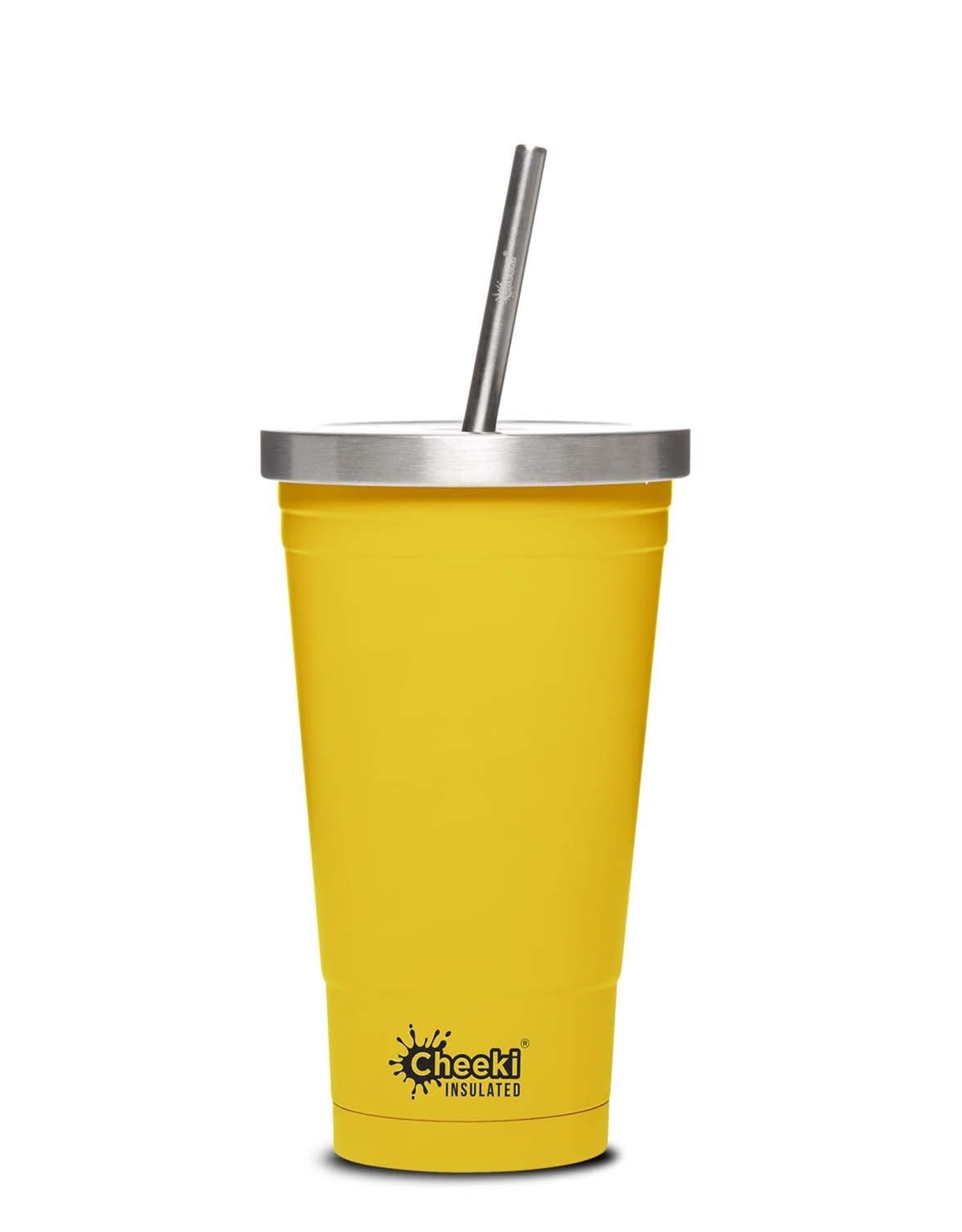 Cheeki Insulated Tumbler with Stainless Steel Straw 500ml