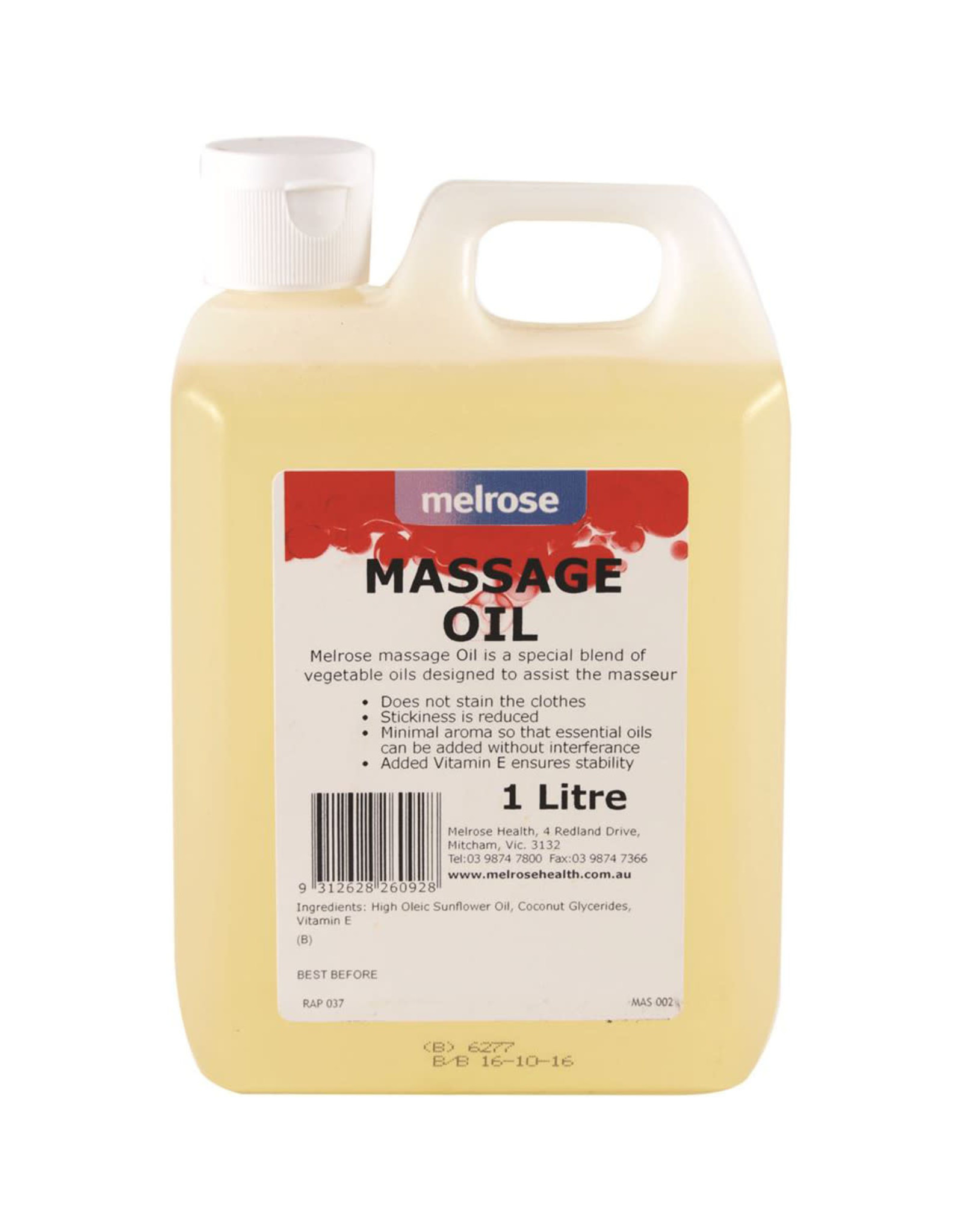 Melrose Massage Oil 1 Litre