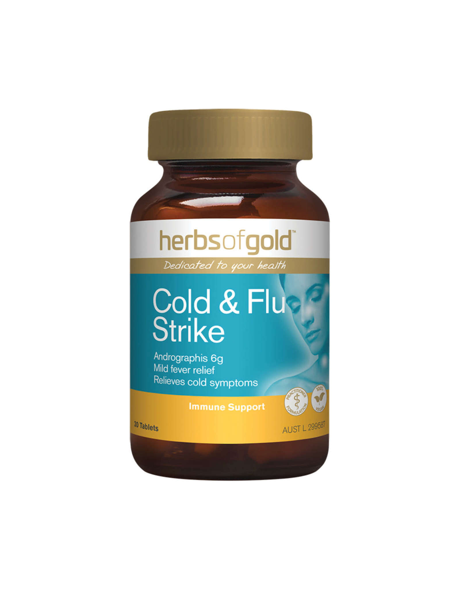 Herbs of Gold Cold & Flu Strike 30t