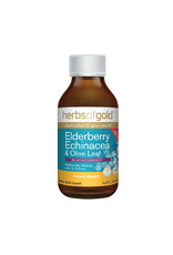 Herbs of Gold Elderberry, Echinacea & Olive Leaf 100ml