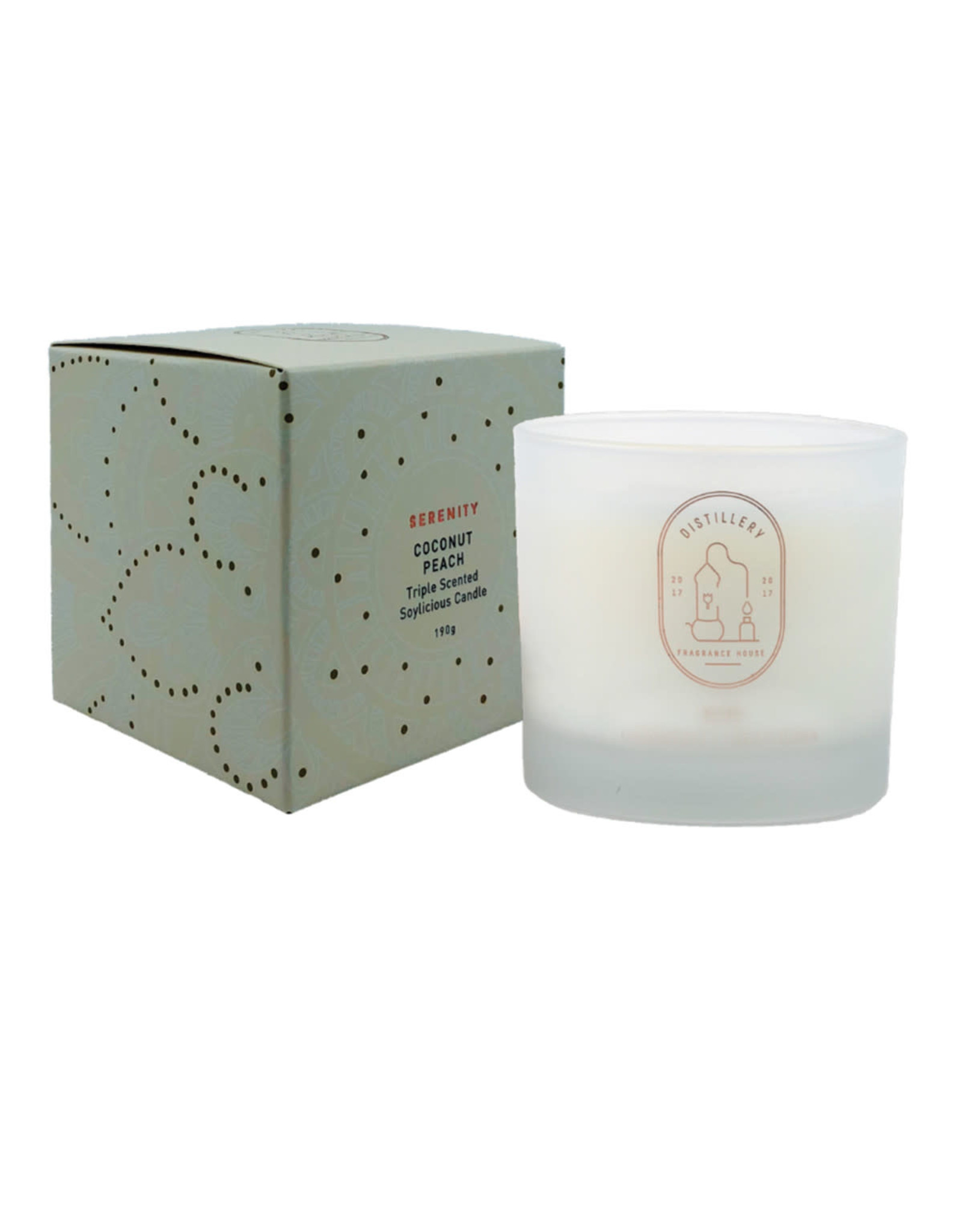 Distillery Fragrance House Soy Candle - Coconut Peach