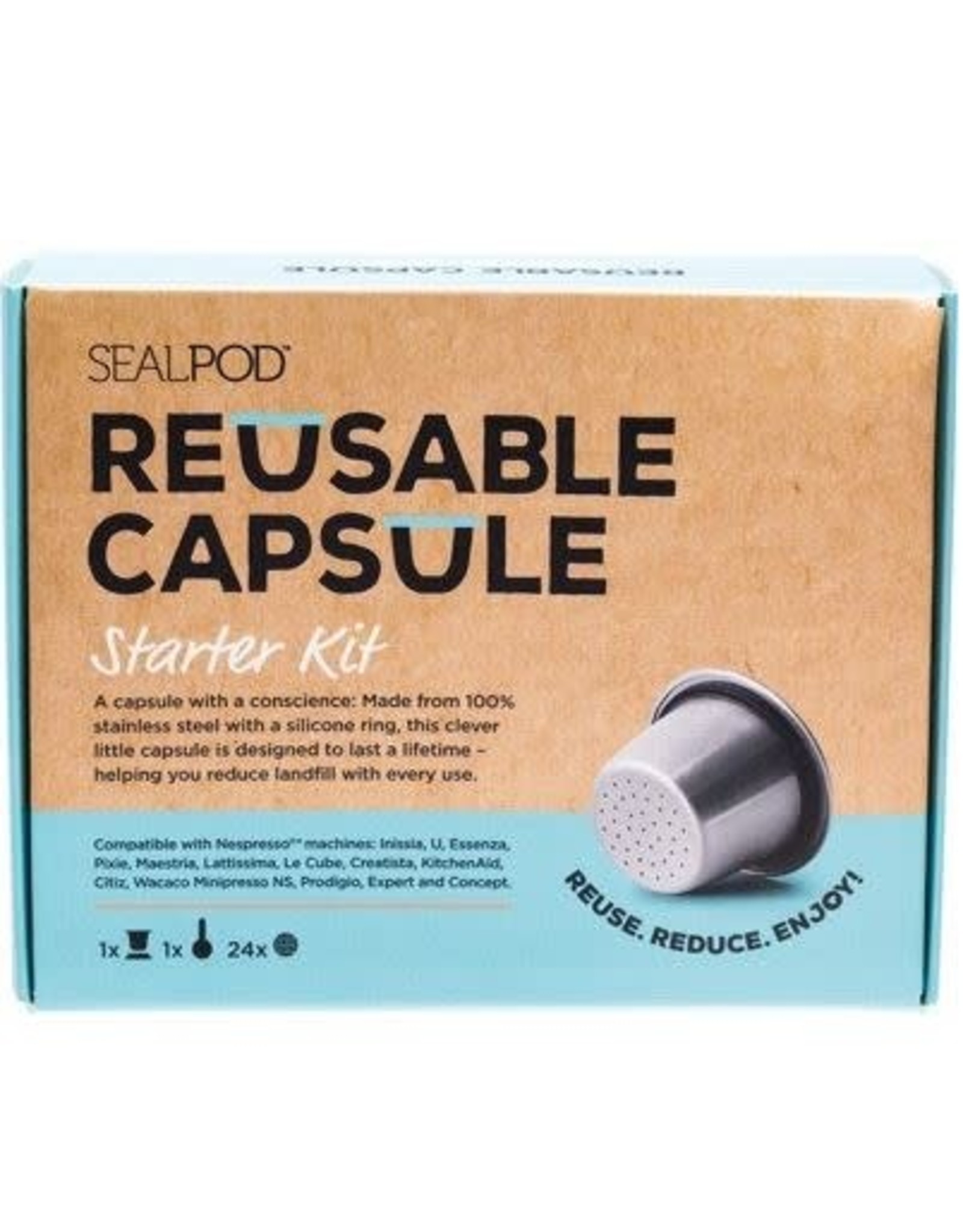 Sealpod Reusable Coffee Capsule Starter Kit