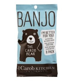 The Carob Kitchen Banjo Bear Milk 8 pack 120g