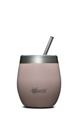 Cheeki Insulated Wine Tumbler with Stainless Steel Straw