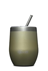 Cheeki Insulated Wine Tumbler with Stainless Steel Straw