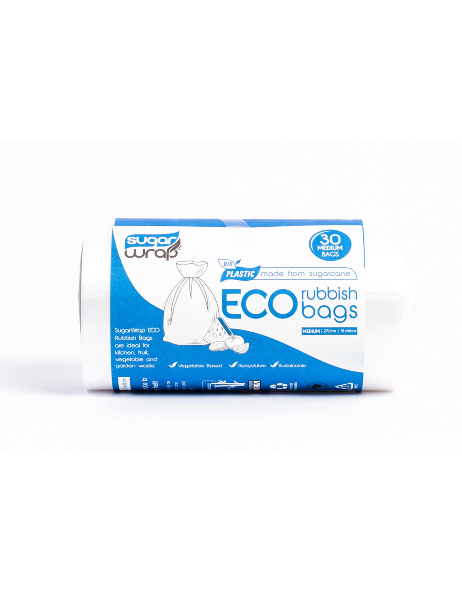 Sugarwrap Eco Rubbish Bags - pk30
