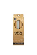 Ever Eco Silicone Drinking Straws Straight 4 pack