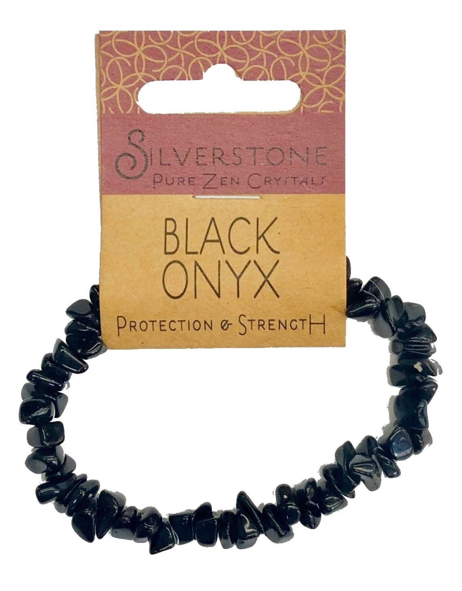 Silverstone Crystal Chip Bracelet - Black Onyx - Eco Range