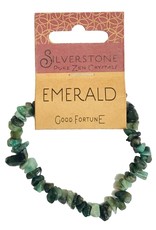 Silverstone Crystal Chip Bracelet - Emerald - Eco Range