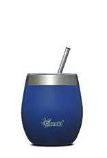 Cheeki Insulated Wine Tumbler with Stainless Steel Straw