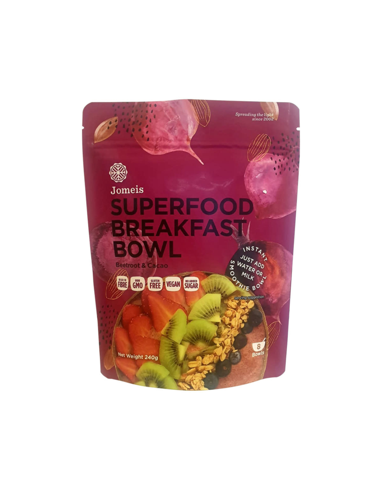 Jomeis Superfood Breakfast Bowl Mix Beetroot & Cacao 240g