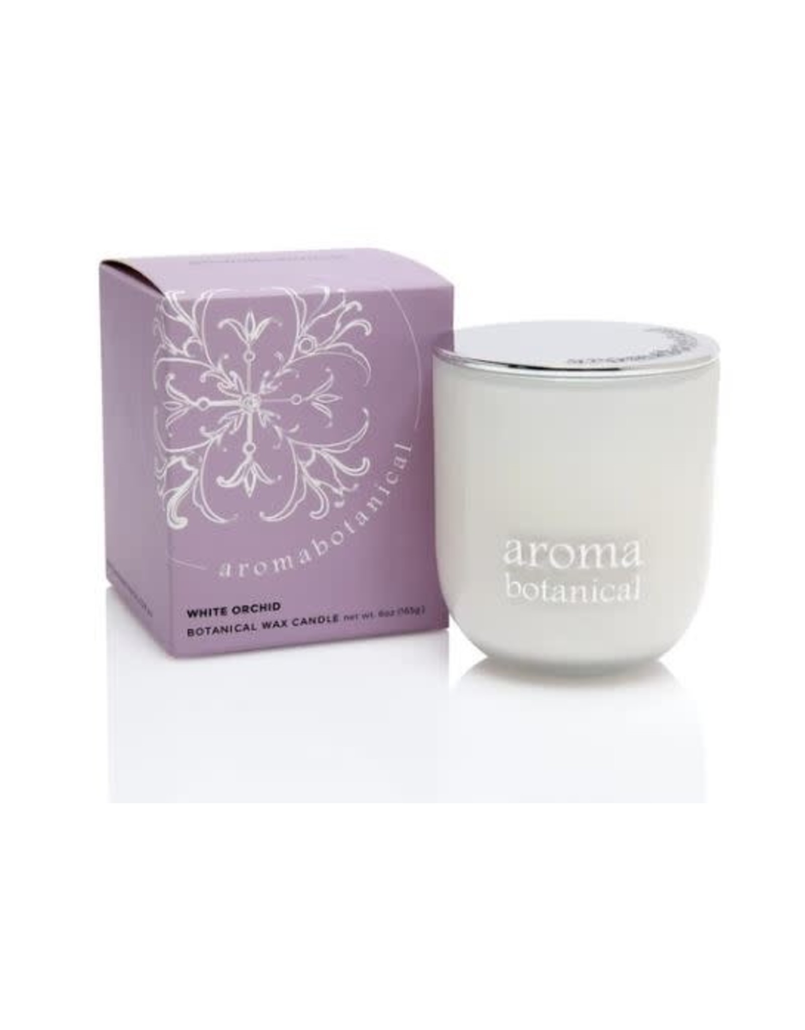 AromaBotanicals Glass Candle - White Orchid 185g