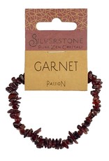 Silverstone Crystal Chip Bracelet - Garnet - Eco Range