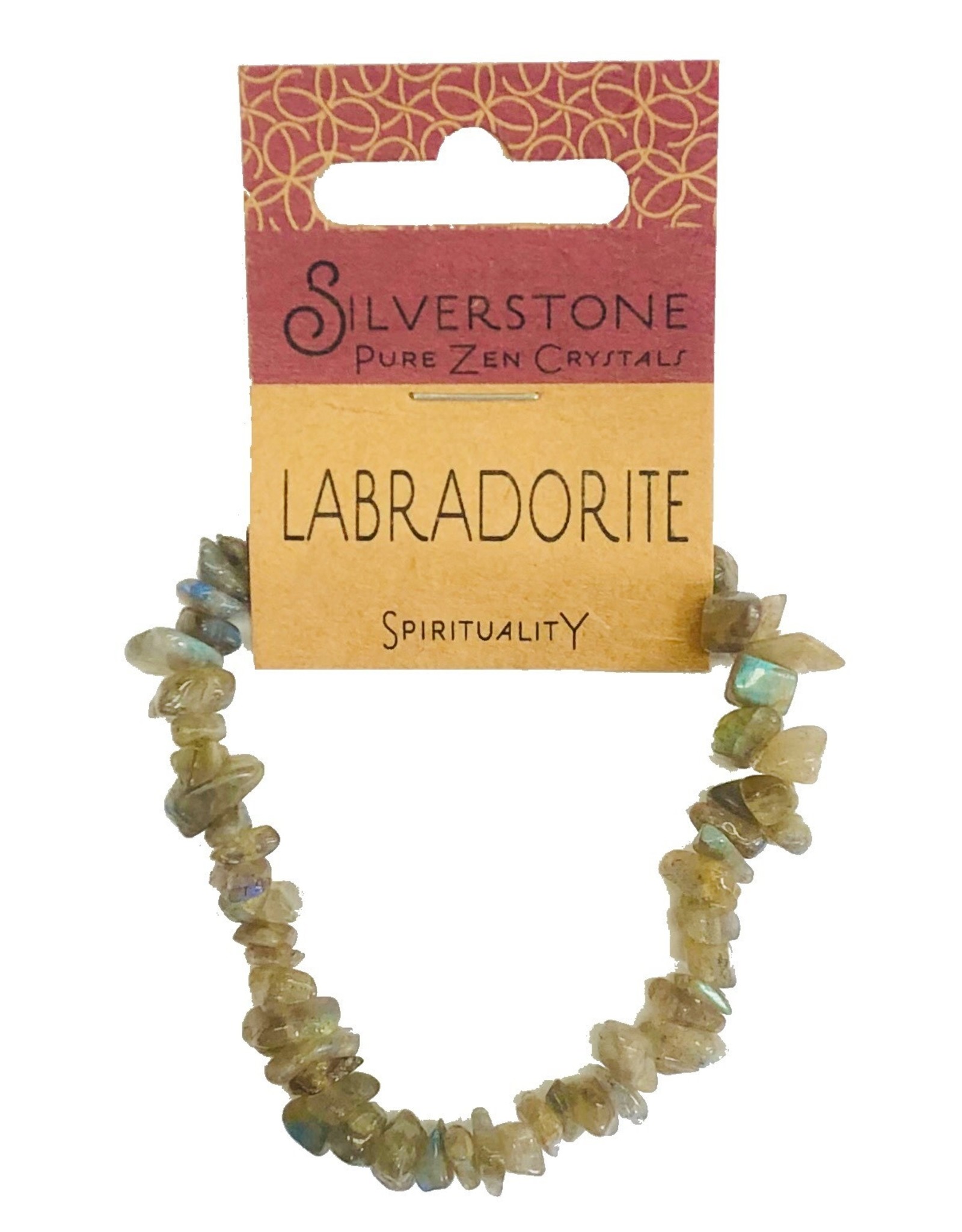 Silverstone Crystal Chip Bracelet - Labradorite - Eco Range