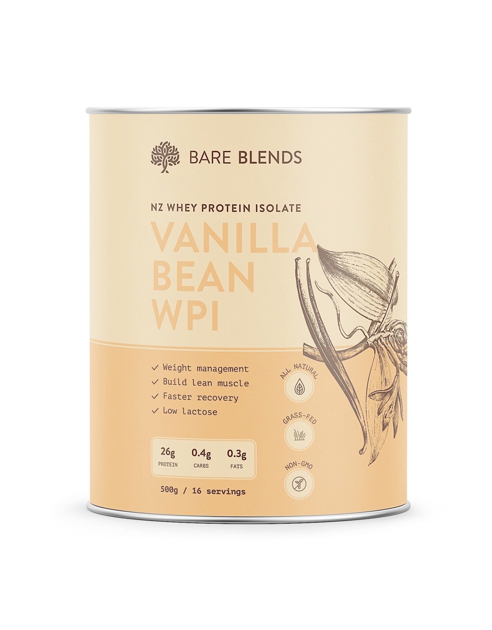 Bare Blends Vanill Bean WPI