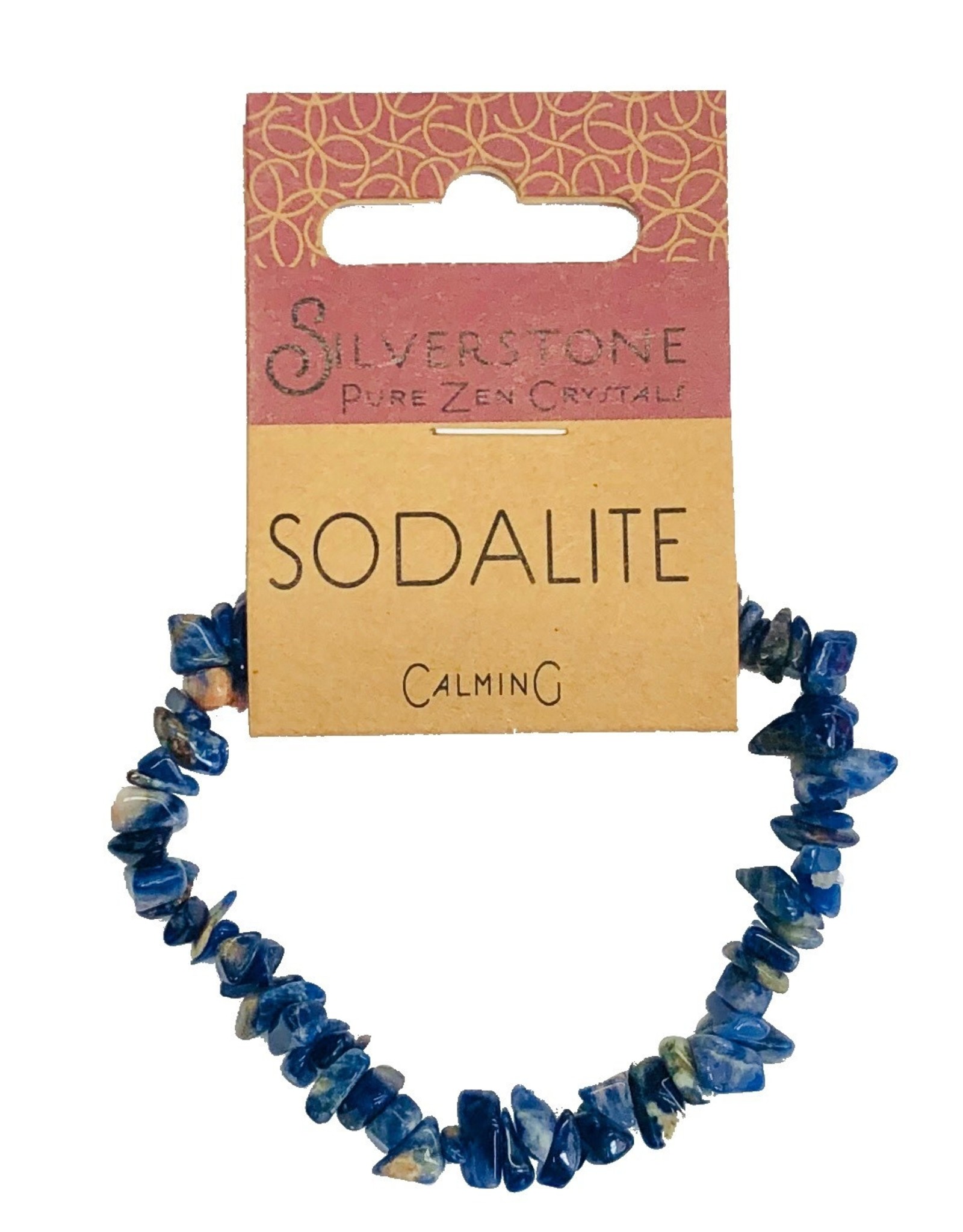 Silverstone Crystal Chip Bracelet - Sodalite - Eco Range