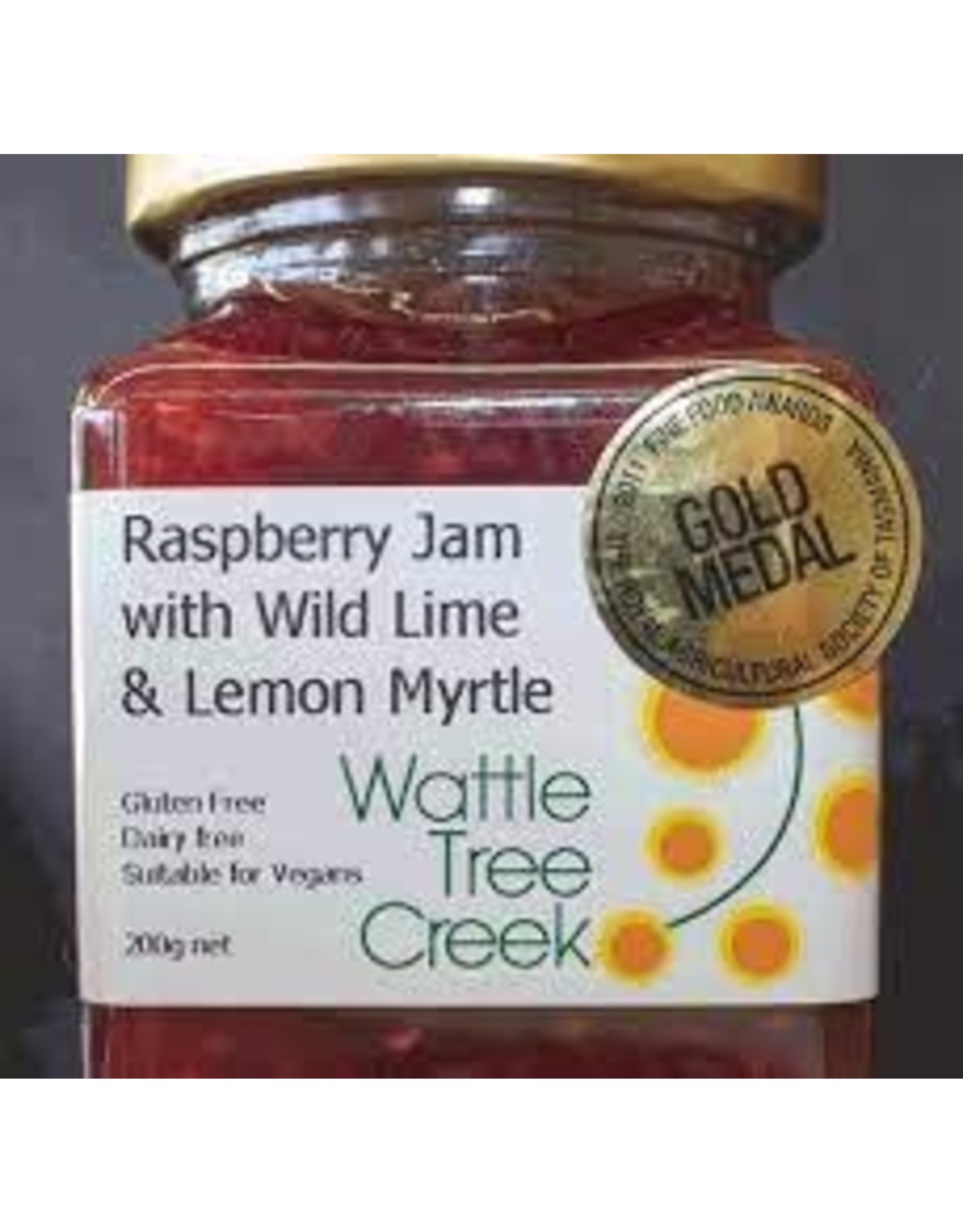 Wattle Tree Creek Raspberry Jam with Wild Lime & Lemon Myrtle 200g