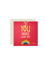 Intrinsic Friendship Rainbow Greeting Card