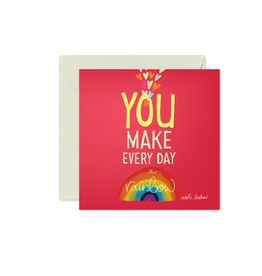 Intrinsic Friendship Rainbow Greeting Card