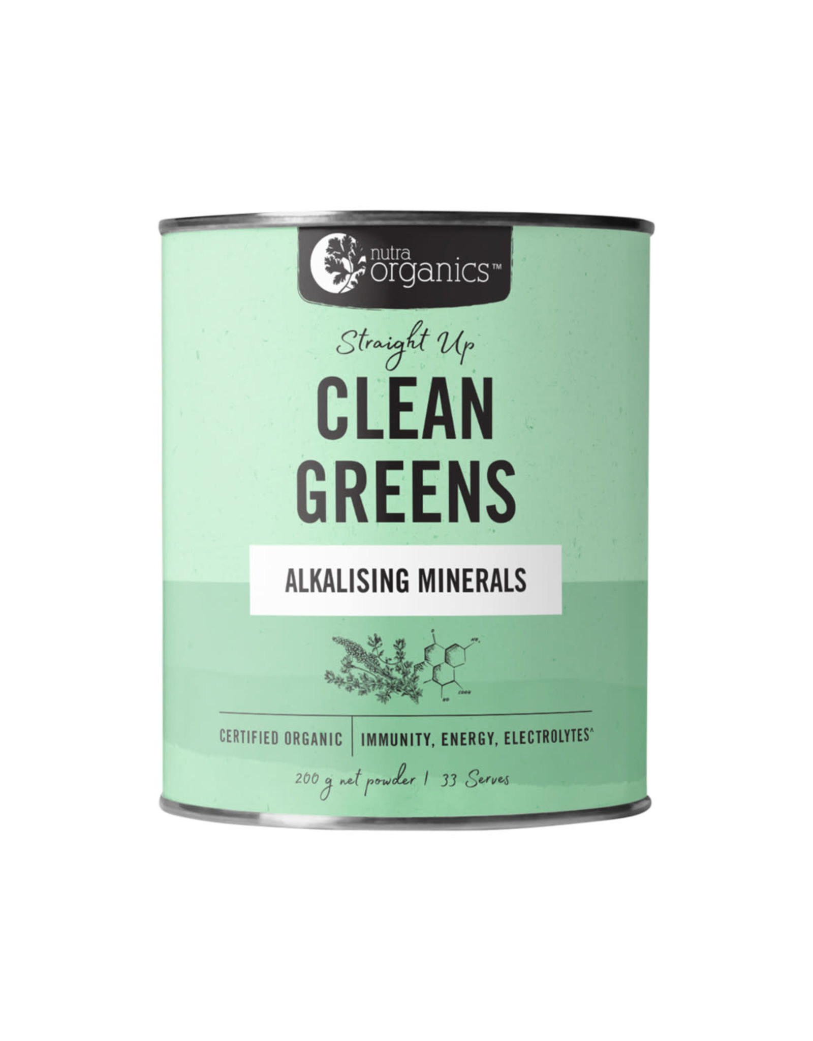 NutraOrganics Clean Greens 200g