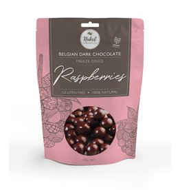 Naked Chocolate Co Dark Chocolate Freeze Dried Raspberries 100g