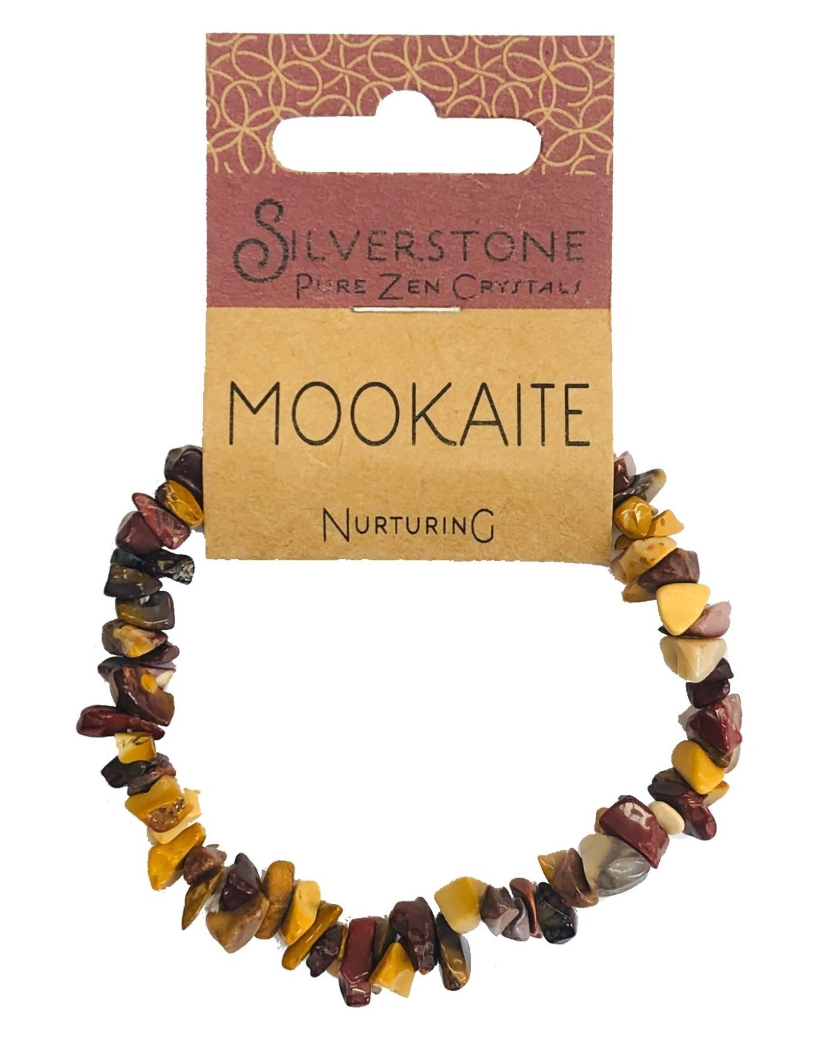 Silverstone Crystal Chip Bracelet - Mookaite - Eco Range