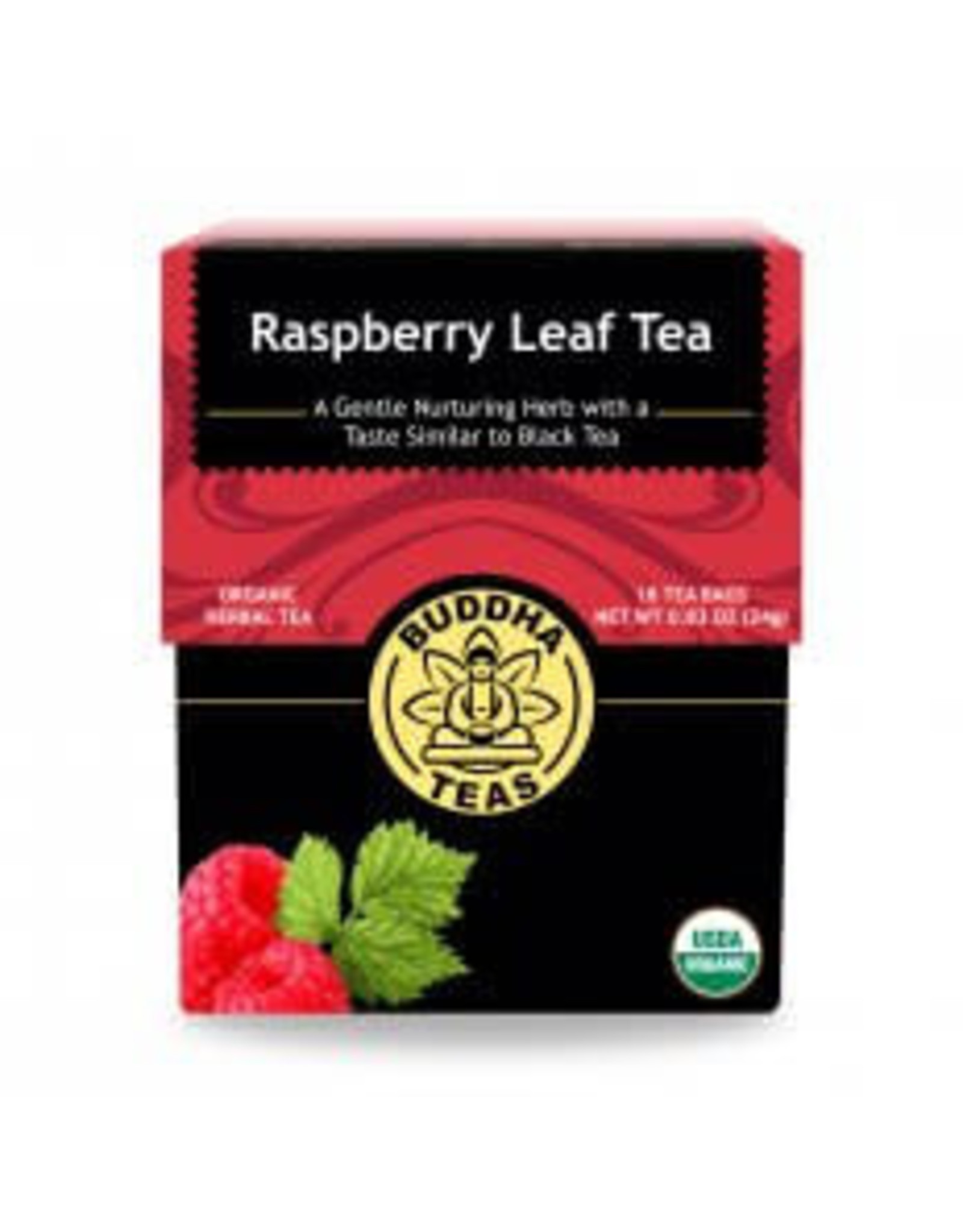 Buddha Teas Raspberry Leaf Tea x 18 Tea Bags