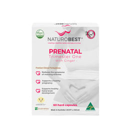 Naturobest Prenatal Trimester One with Ginger 60c
