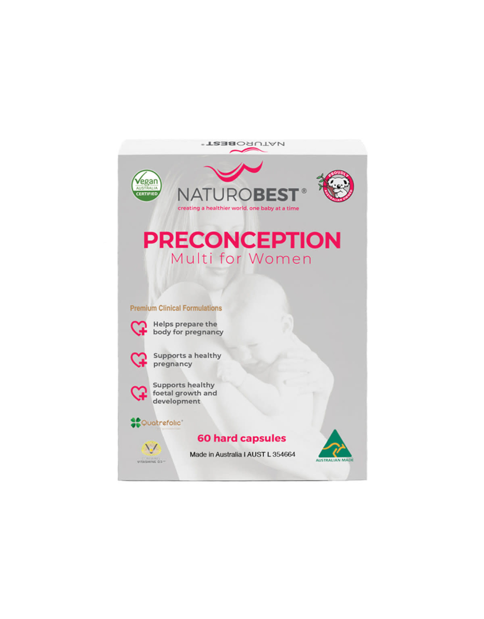 Naturobest Preconception Multi for Women 60c