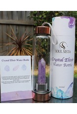 SoulSista Crystal Water Bottle - Amethyst