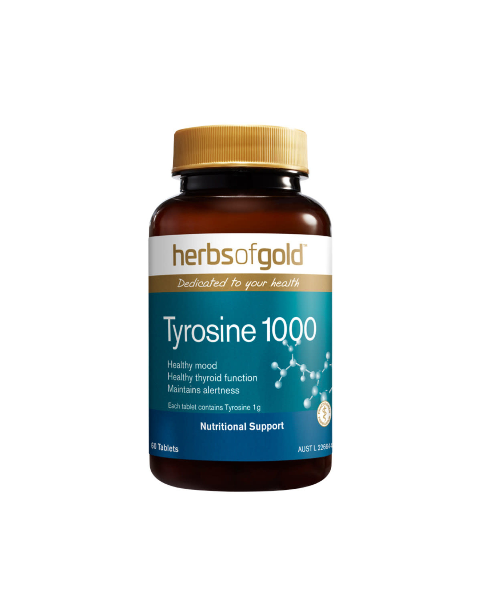Herbs of Gold Tyrosine 1000 60t