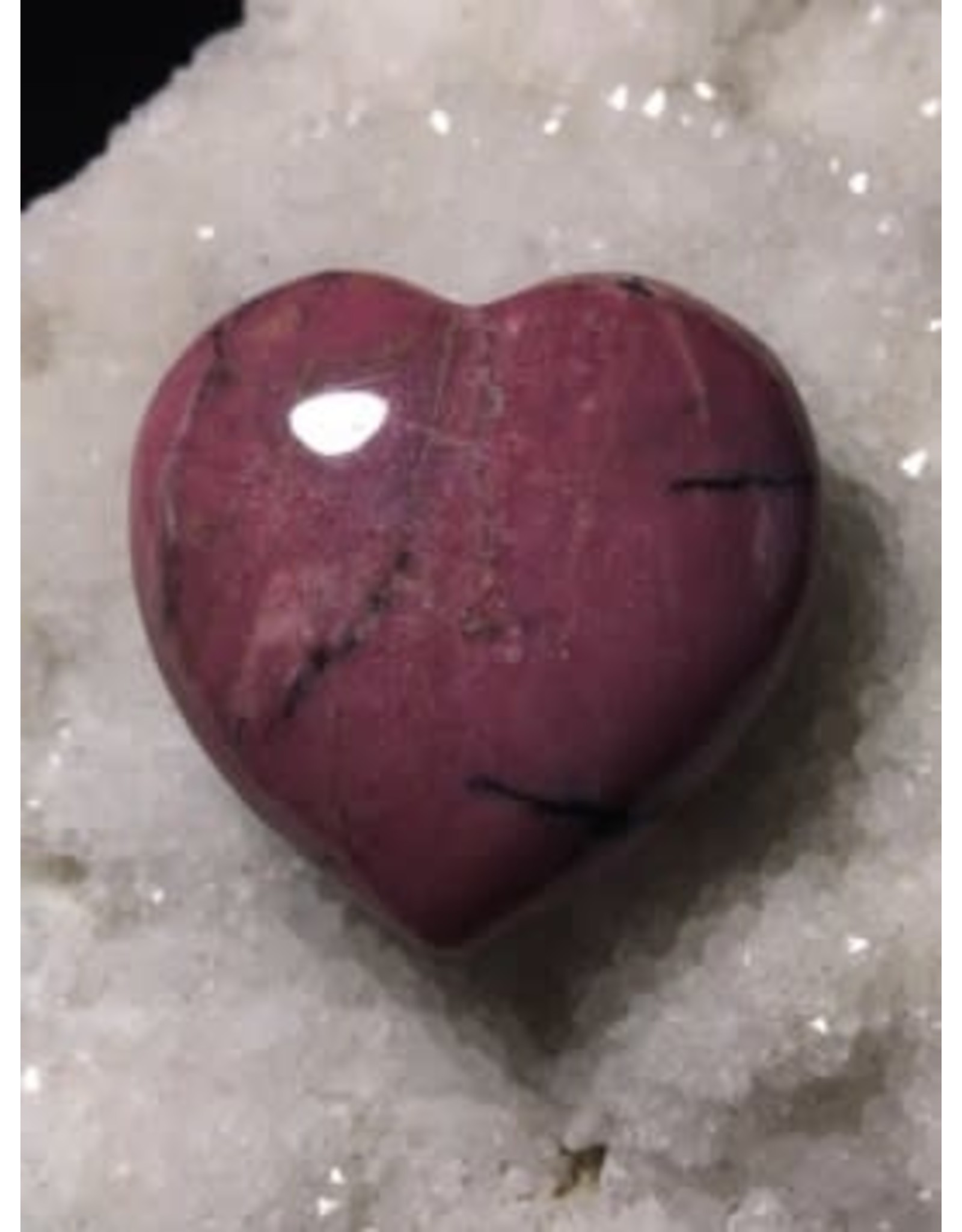 Rhodonite Heart