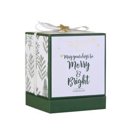 Bramble Bay & Co Merry & Bright 190g Soy Candle - Cedarwood