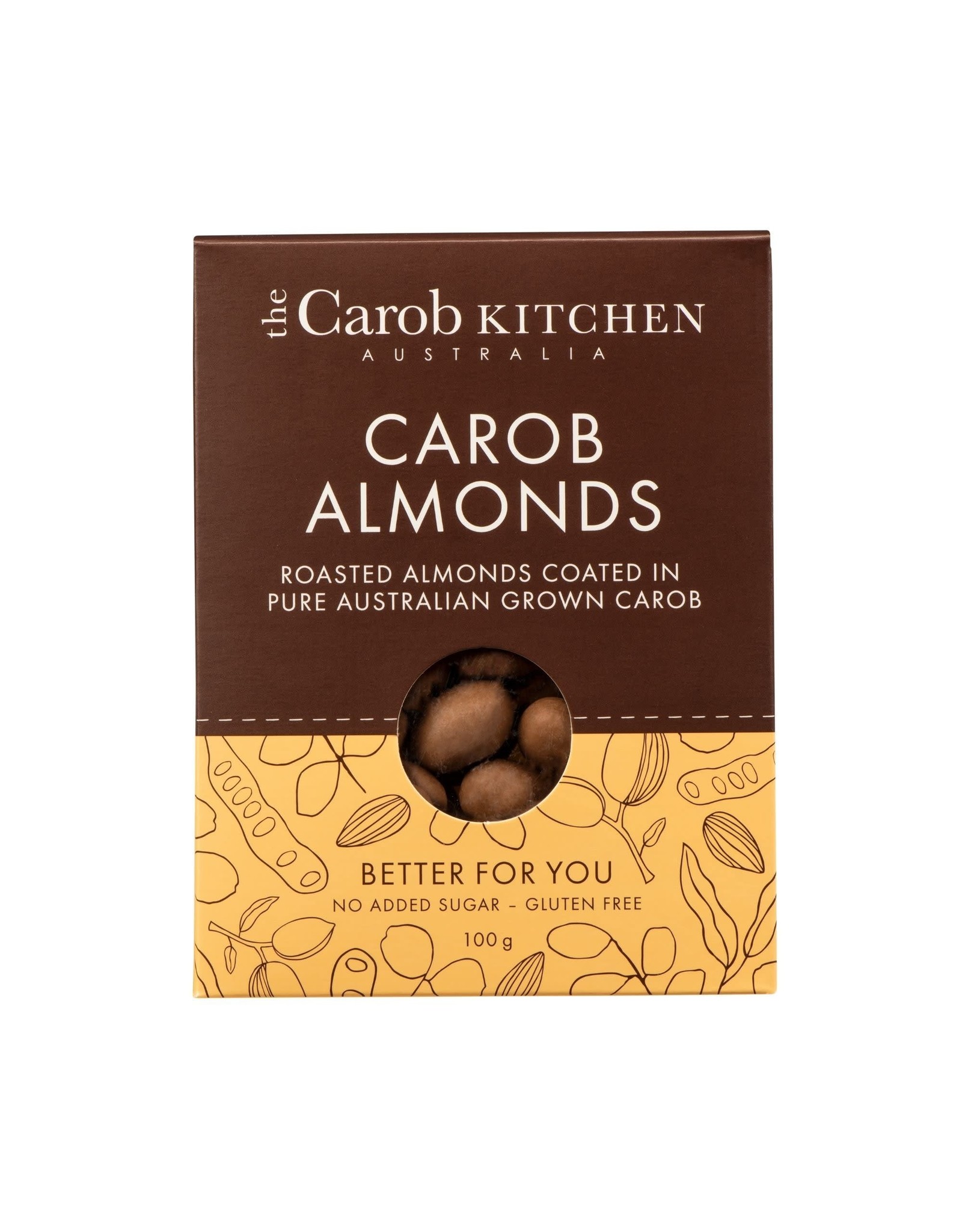 The Carob Kitchen Carob Almonds 100g