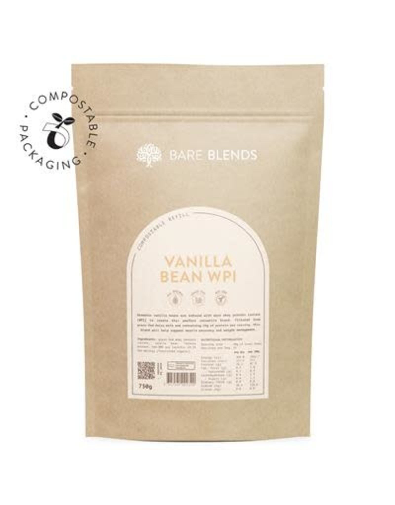 Bare Blends Vanill Bean WPI