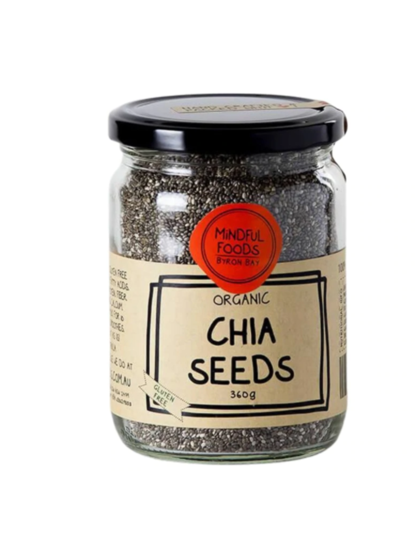 Mindful Foods Chia Seeds Organic Jar 350g