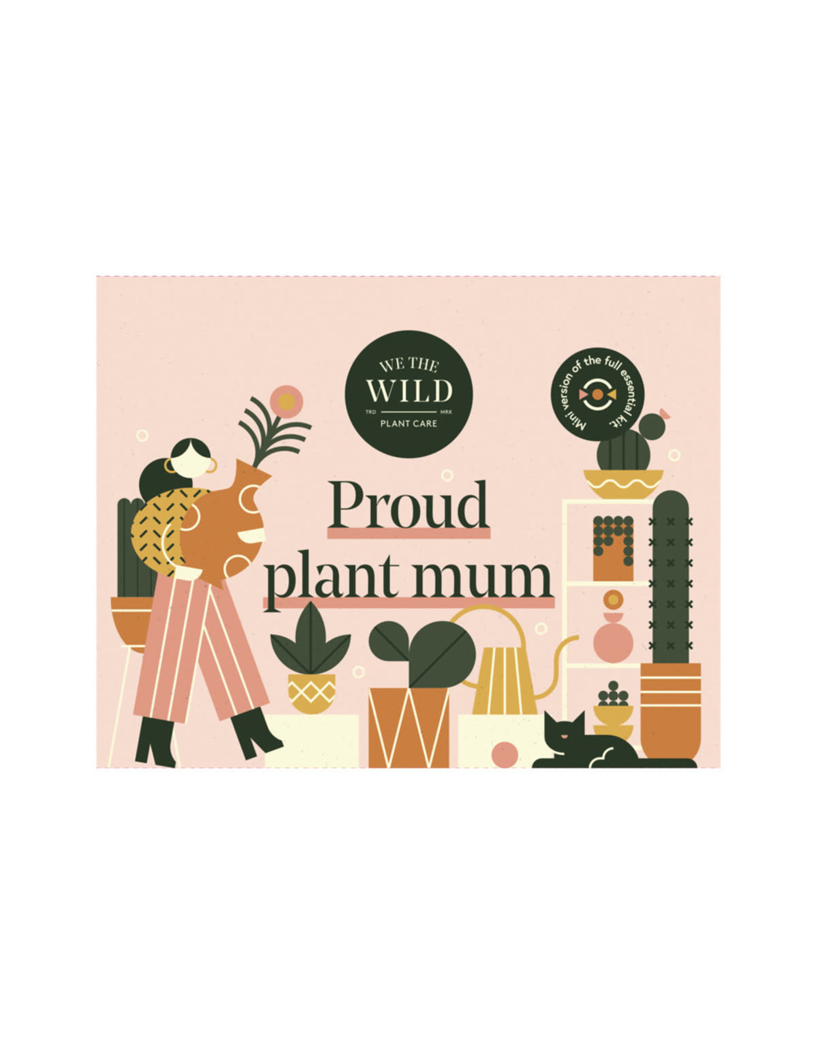 We the Wild Plant Care Proud Plant Mum Mini Plant Care Kit