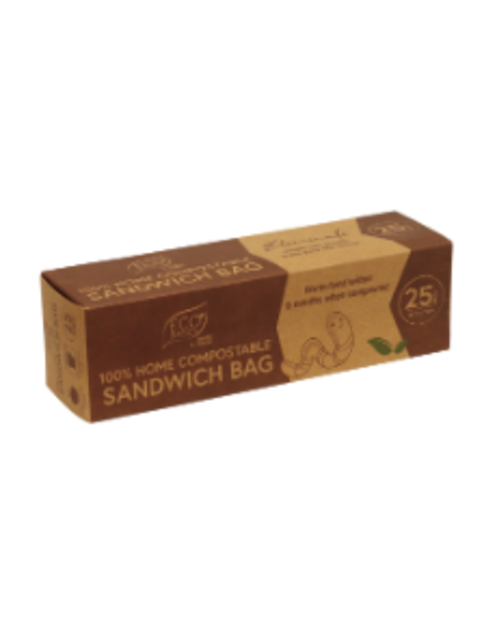 White Magic Eco Basics Compostable Sandwich Bag 25pk