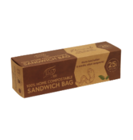 White Magic Eco Basics Compostable Sandwich Bag 25pk