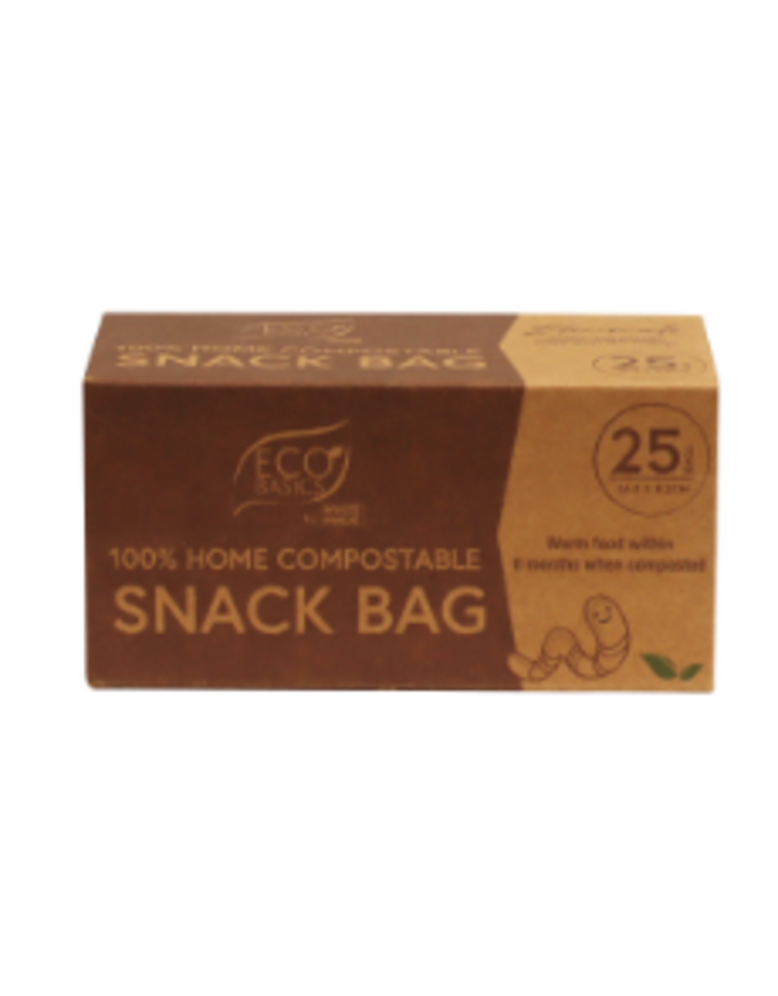 White Magic Eco Basics Compostable Snack Bag 25pk