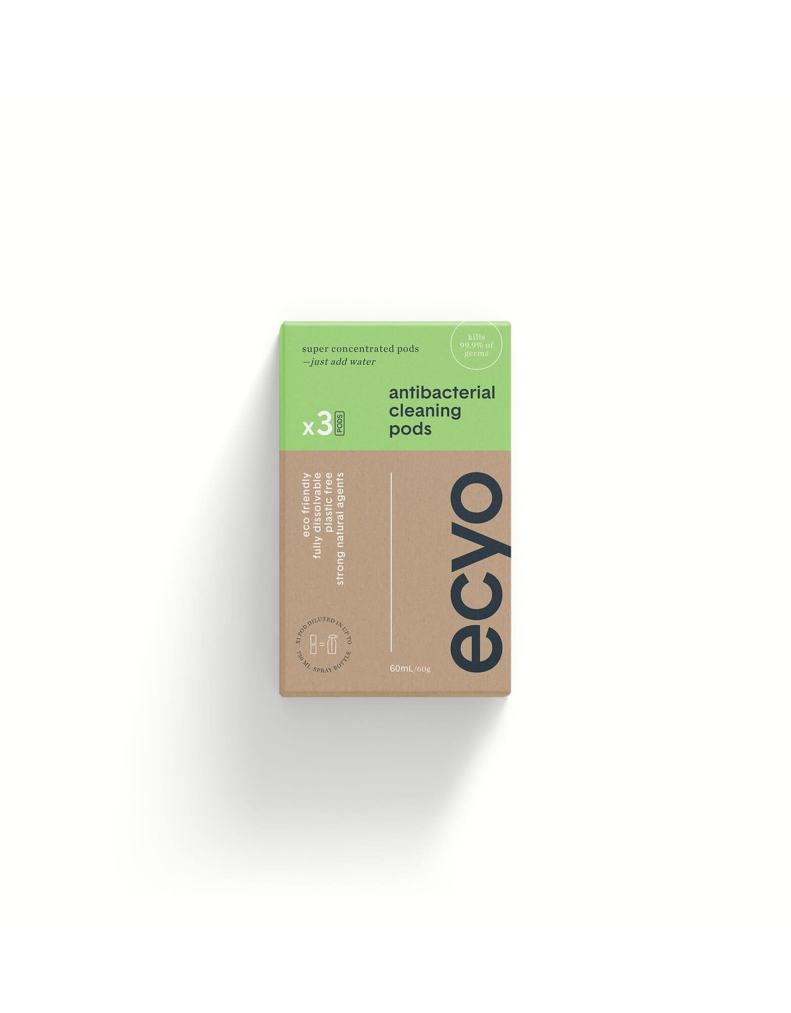 Ecyo Cleaning Pods Antibacterial 3 x 20ml